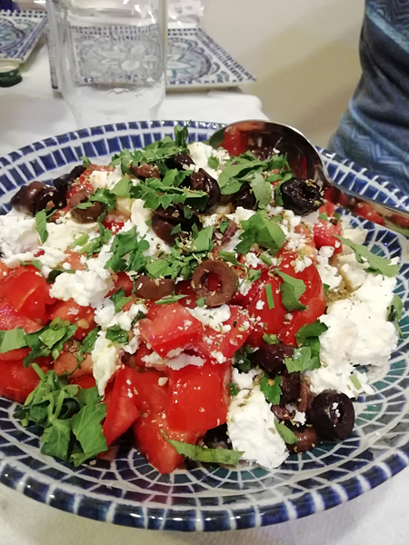 first greek salad