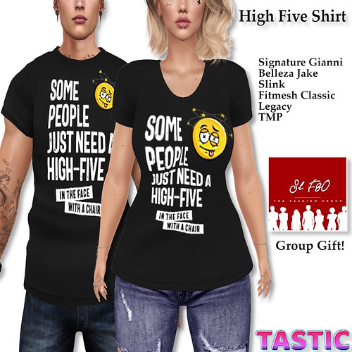 Tastic-High Five Shirt Group Gift Ad