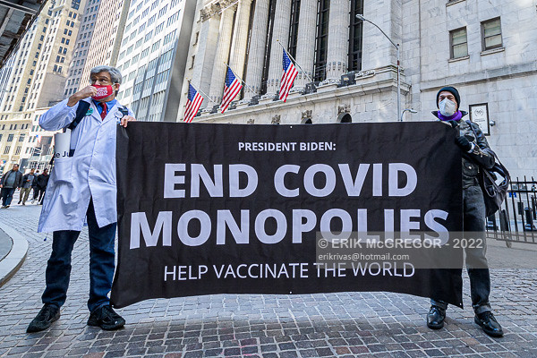 Protest To End COVID Vaccine Monopolies