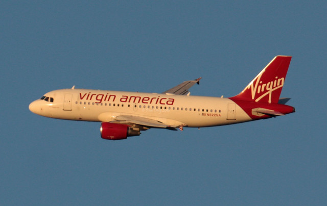 N522VA Airbus A319-112 Virgin America