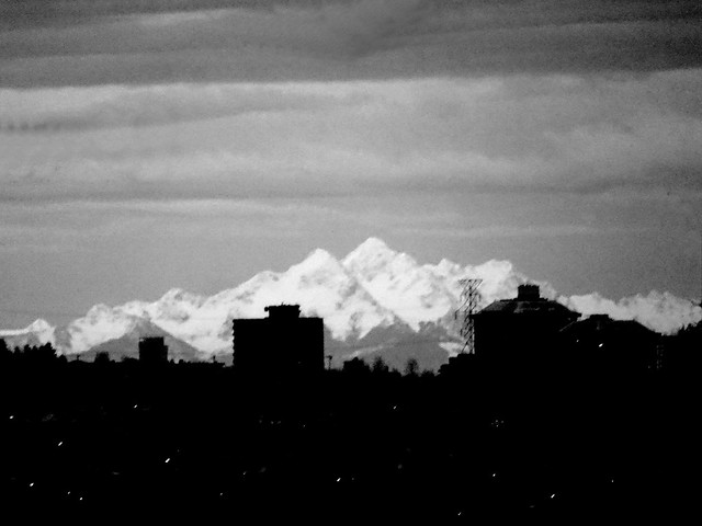 Twin Sisters Mountain as seen from Vancouver (+1)
