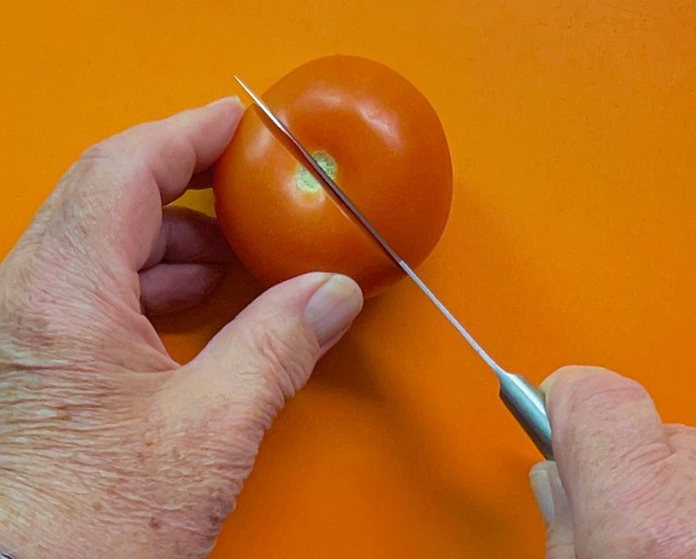 Slicing a tomato 70~365 (3~801)