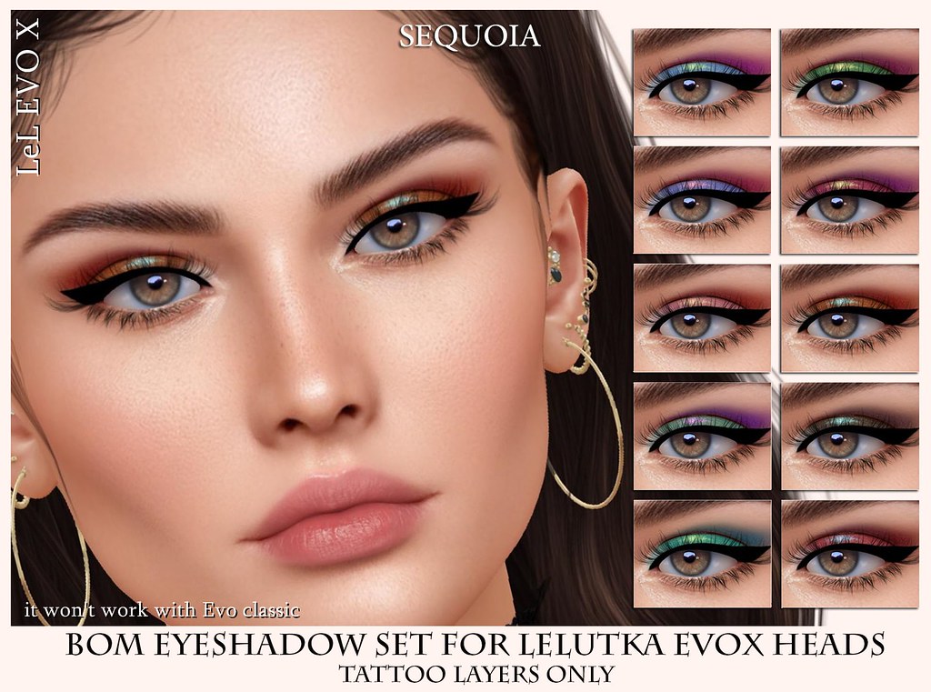 ::Sequoia:: JEN BOM makeup for lelutka EvoX ONLY