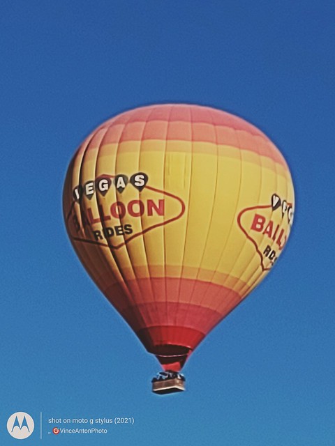Balloonen over Pahrump Valley