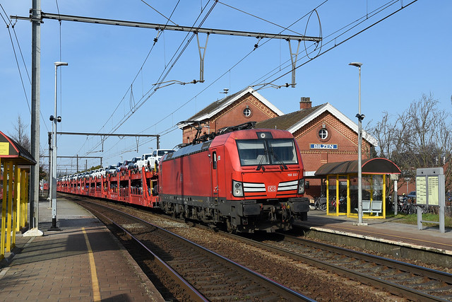 193 337 DB Cargo + 49569, Bilzen, 11/03/2022
