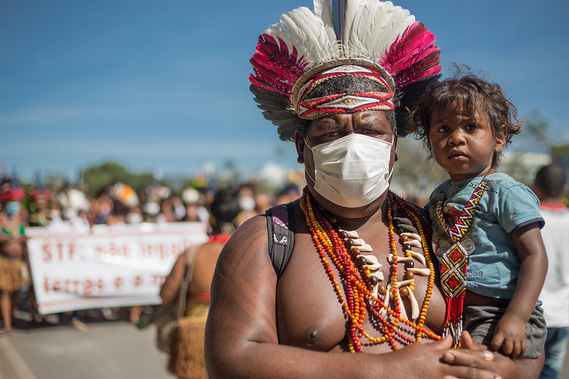 Mobilização dos povos indígenas da Bahia em Brasília (março/2022)