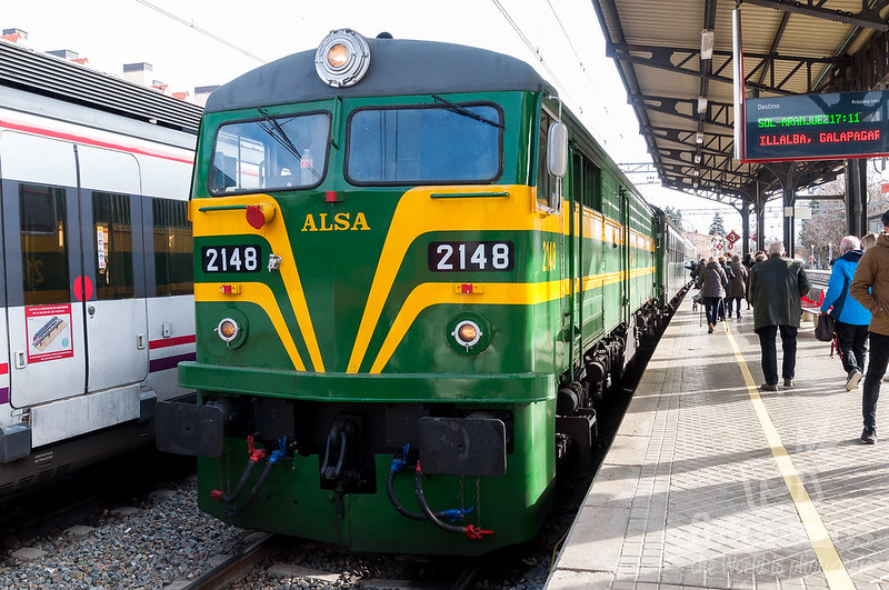 Viaje en el tren histórico de Felipe II a El Escorial