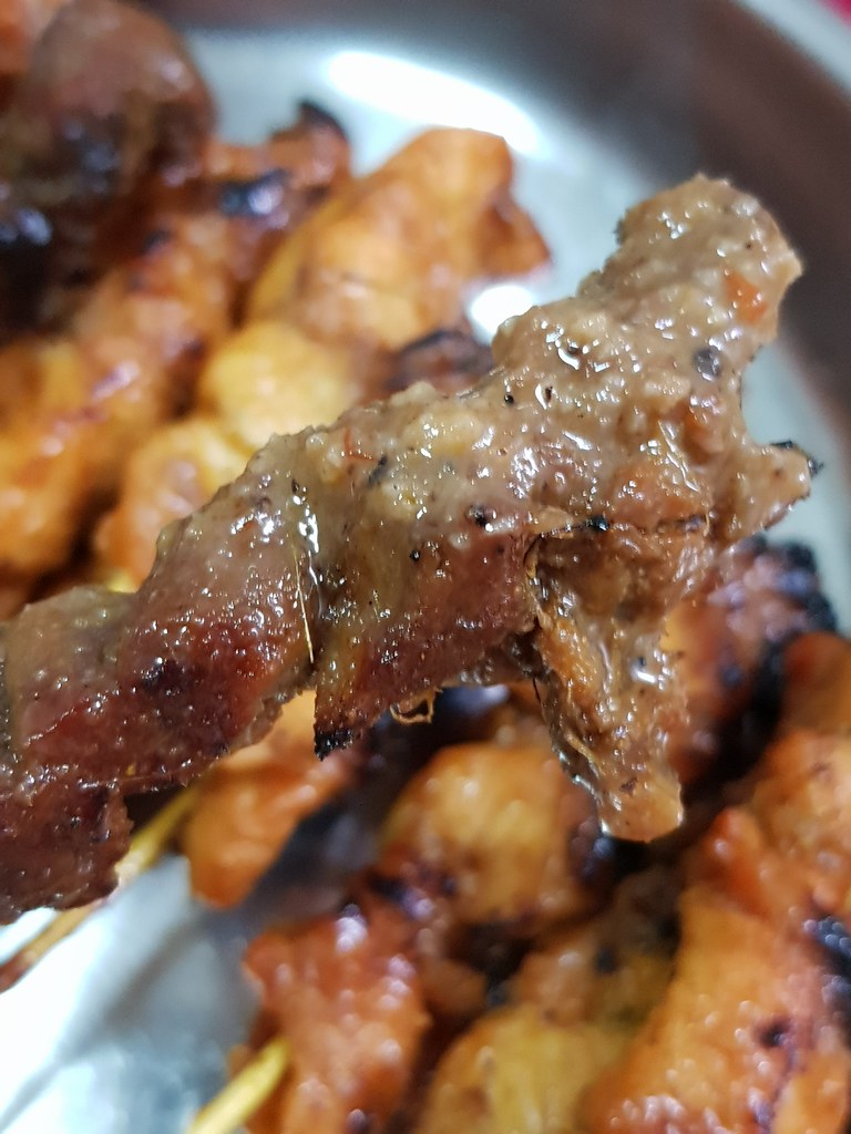 牛肉沙爹 Satay Daging Batang Pinang rm$1.50/stick @ Sate Kajang Retro (Subang) USJ1