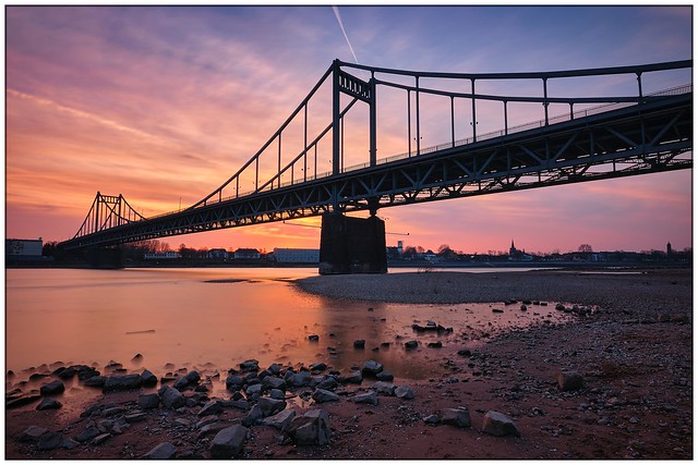 Uerdinger Brücke Sunset
