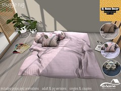 @home - snuggle rug - SL Home Decor Weekend