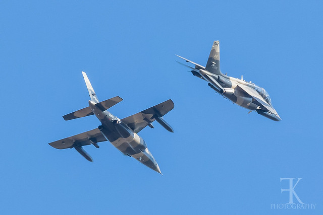 Top Aces Alpha Jets (038 & 104) over Navy Airbase Nordholz (ETMN) Germany; March/8th/2022
