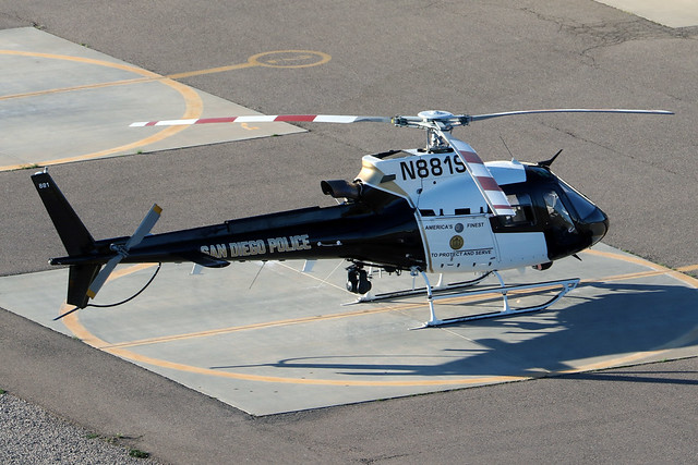EUROCOPTER AS 350 B3 N881SD San Diego Police -  Montgomery-Gibbs Executive Airport San Diego  11/2/22