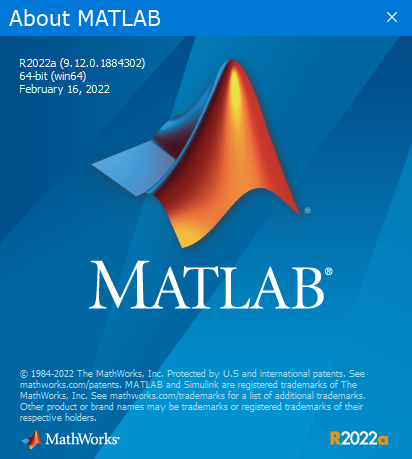Mathworks Matlab R2022a (9.12.0) Windows x64