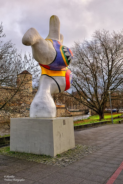 Niki de St. Phalle’s sculptures Die Nanas (VI). Hannover