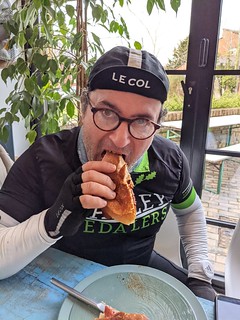 Ian Dobson loves a bacon sandwich