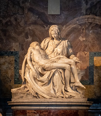 The Pietà, statue by Michelangelo in St Peter's Basilica