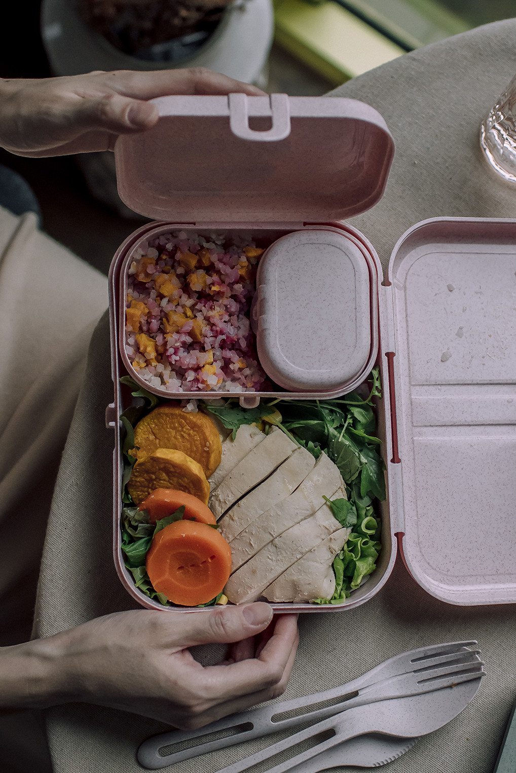 PASCAL READY Lunch Box Set + Cutlery Set