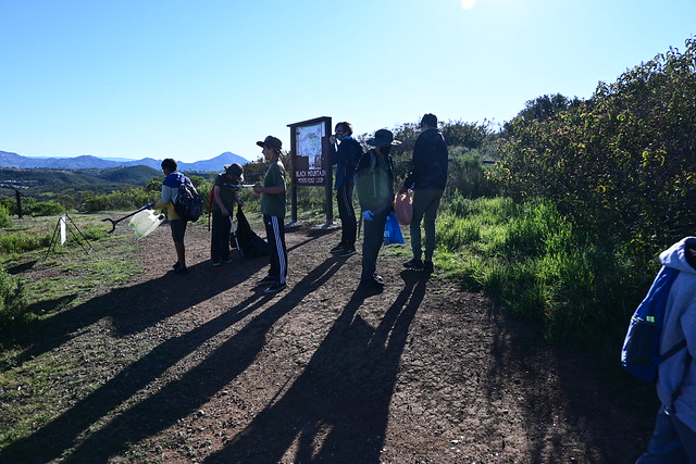 2022-03-12 Trash pick-up at Miner's Ridge Loop trail