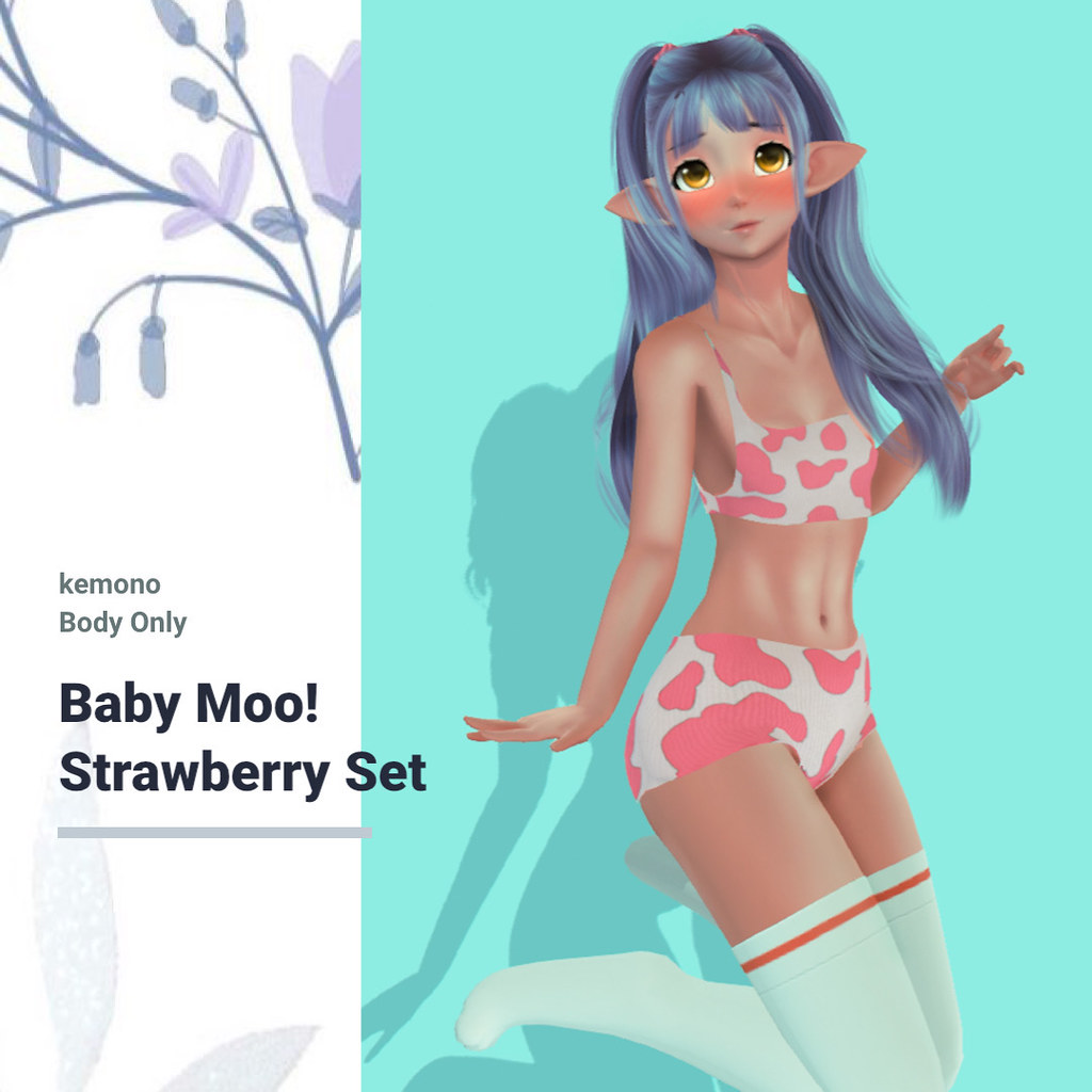 Baby Moo! Strawberry SET