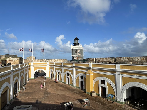 Looking Down on El Morro’s Main Plaza. From History Comes Alive in Old San Juan