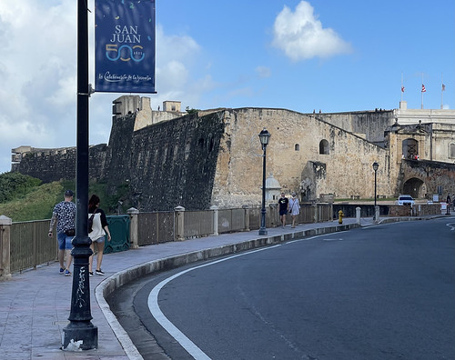 Approaching Castillo San Cristobal. From History Comes Alive in Old San Juan