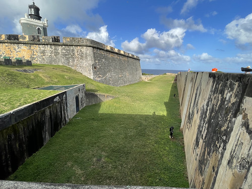 Dry Moat at El Morro. From History Comes Alive in Old San Juan