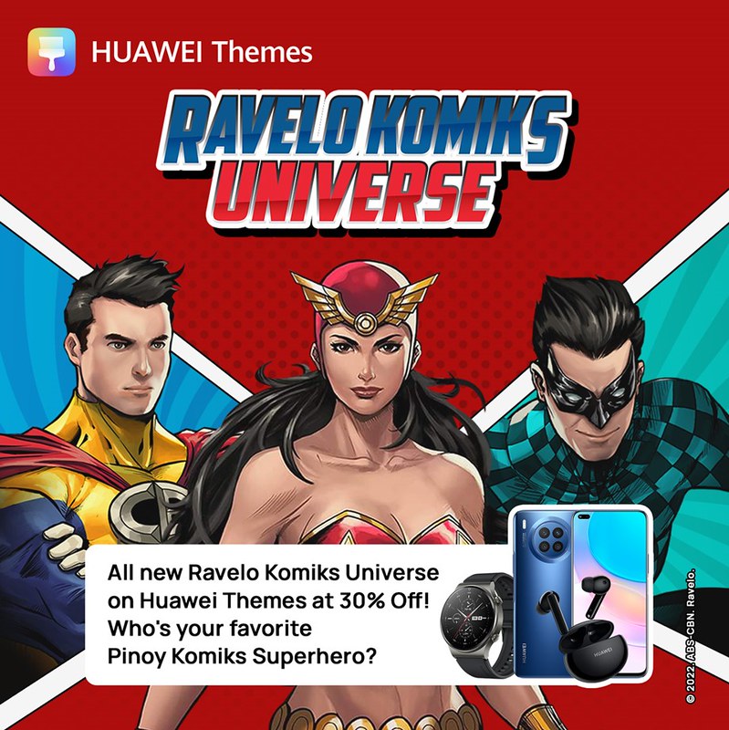 Ravelo Komiks Universe x Huawei Themes