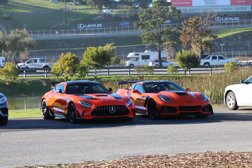 Mercedes Benz AMG GT Black Series + Chevy C7 Corvette ZR1 | Flickr