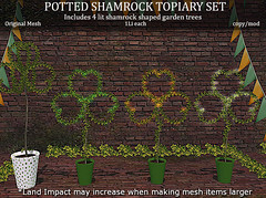 LOVE POTTED TOPIARY TREE PACK