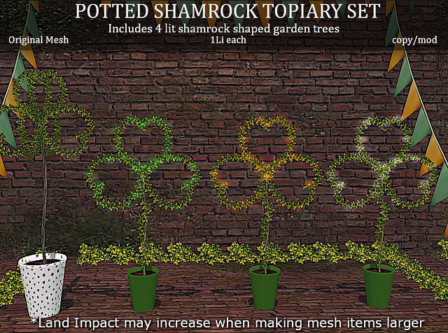 LOVE POTTED TOPIARY TREE PACK
