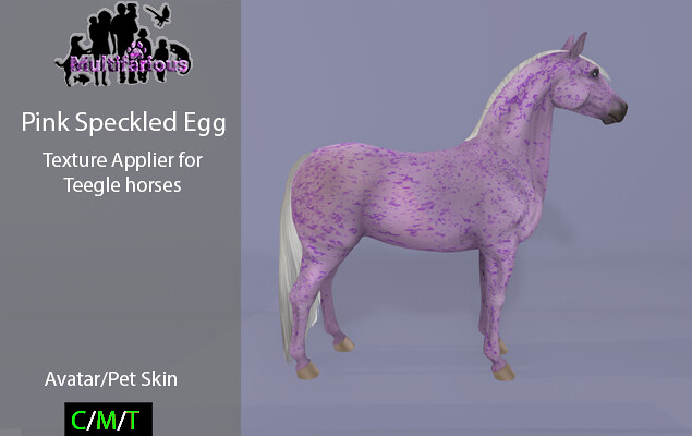 pink speckled teegle ad