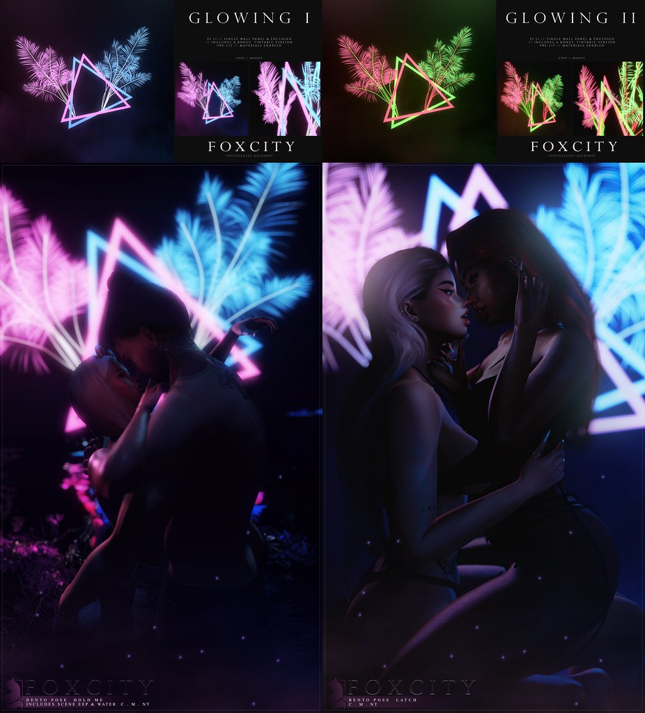 FOXCITY. Photo Booth – Glowing | Hold me | Latch