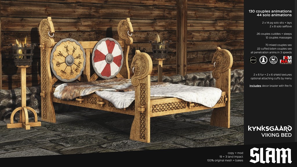 SLAM // kynksgaard // viking bed @ MAN CAVE