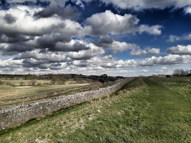 Hadrian's Wall near Milecastle 49