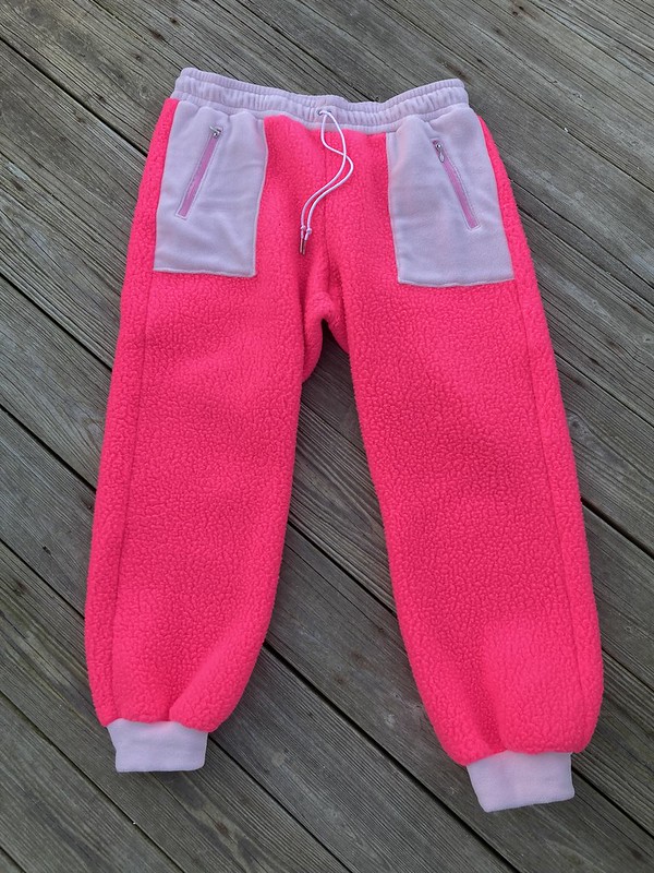 Mill Yardage + Pattern and Branch = Neon Pink Polartec Seaforth Pants!
