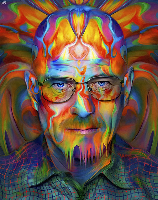 Colorful Painting Walter White