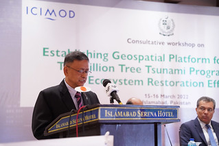 Establishing a geospatial platform for Pakistan’s Ten Billion Tree Tsunami Programme and ecosystem restoration efforts, 15 Mar, 2022 to 16 Mar 2022, Islamabad, Pakistan.
Photo: Ministry of Climate Change/PAKISTAN. 