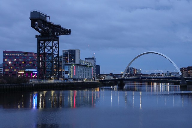 River Clyde, Glasgow at Night