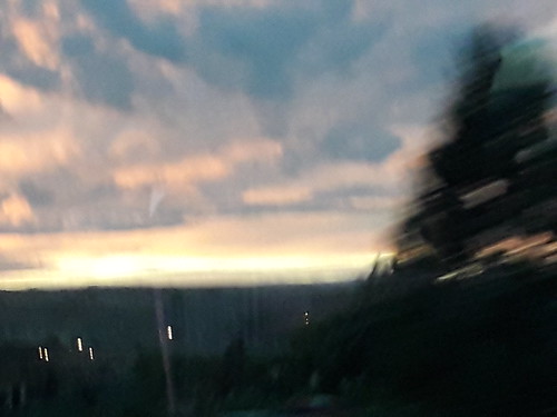 Painted Skies 3, Province of Teruel, Spain by d.kevan, Heading back to Teruel on the busfromthebus ontheroad view clouds sky landscape hills trees dusk eve