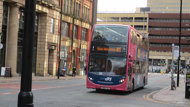 Go North West Bus 3101 - SN14 TTE on Church Street in Manchester City Centre