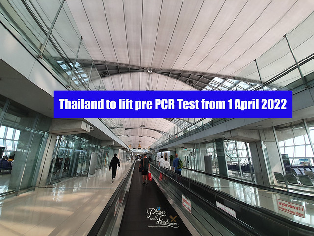 Thailand to lift pre PCR Test from 1 April 2022