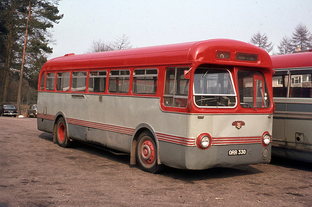 ORR330 - Soudley Valley Coaches ( Bevan Brothers ) . Upper Soudley , near Cinderford , Gloucestershire . Saturday afternoon 30th-March-1974 .