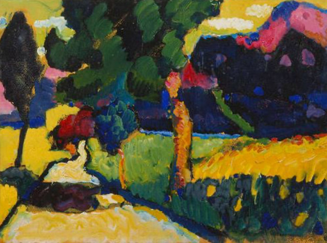 Paysage d'été à Murnau (Kandinsky)