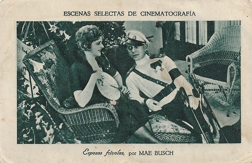 Erich von Stroheim and Miss Dupont in Foolish Wives (1922)