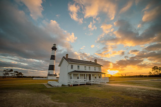Bodie Island Light Station Sunrise (2) | Nags Head (Outer Banks), North Carolina, USA