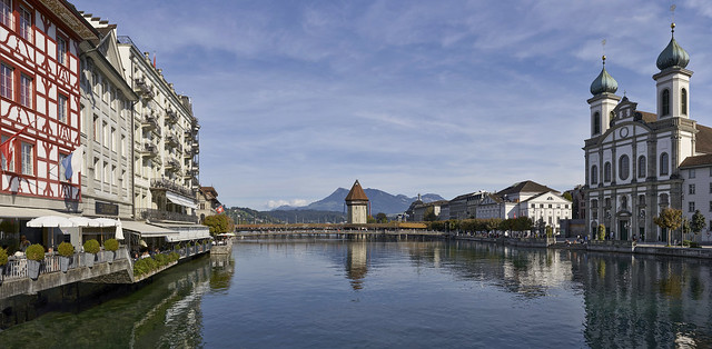 Luzern and the river Reuss