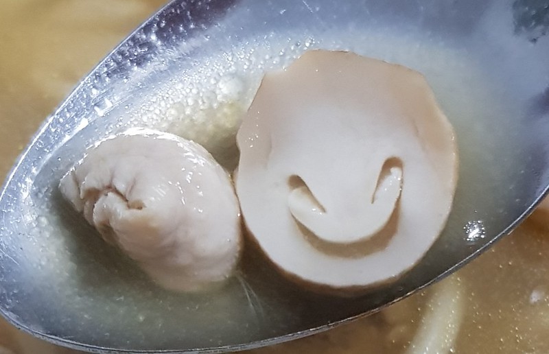 Waiter, there is a smile in my soup