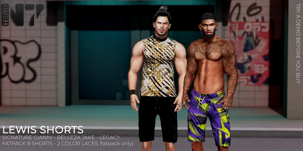 LEWIS SHORTS @ MEN ONLY EVENT