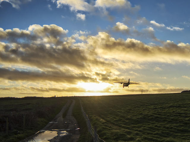 Landing in the Sunset, Alderney