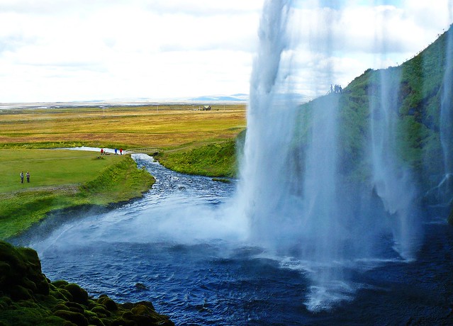 Seljalandsfoss, the only waterfall in Iceland you can walk behind!